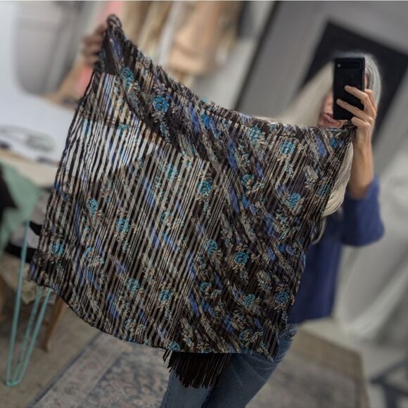 Silk Head Scarf - Picture 3 of 5